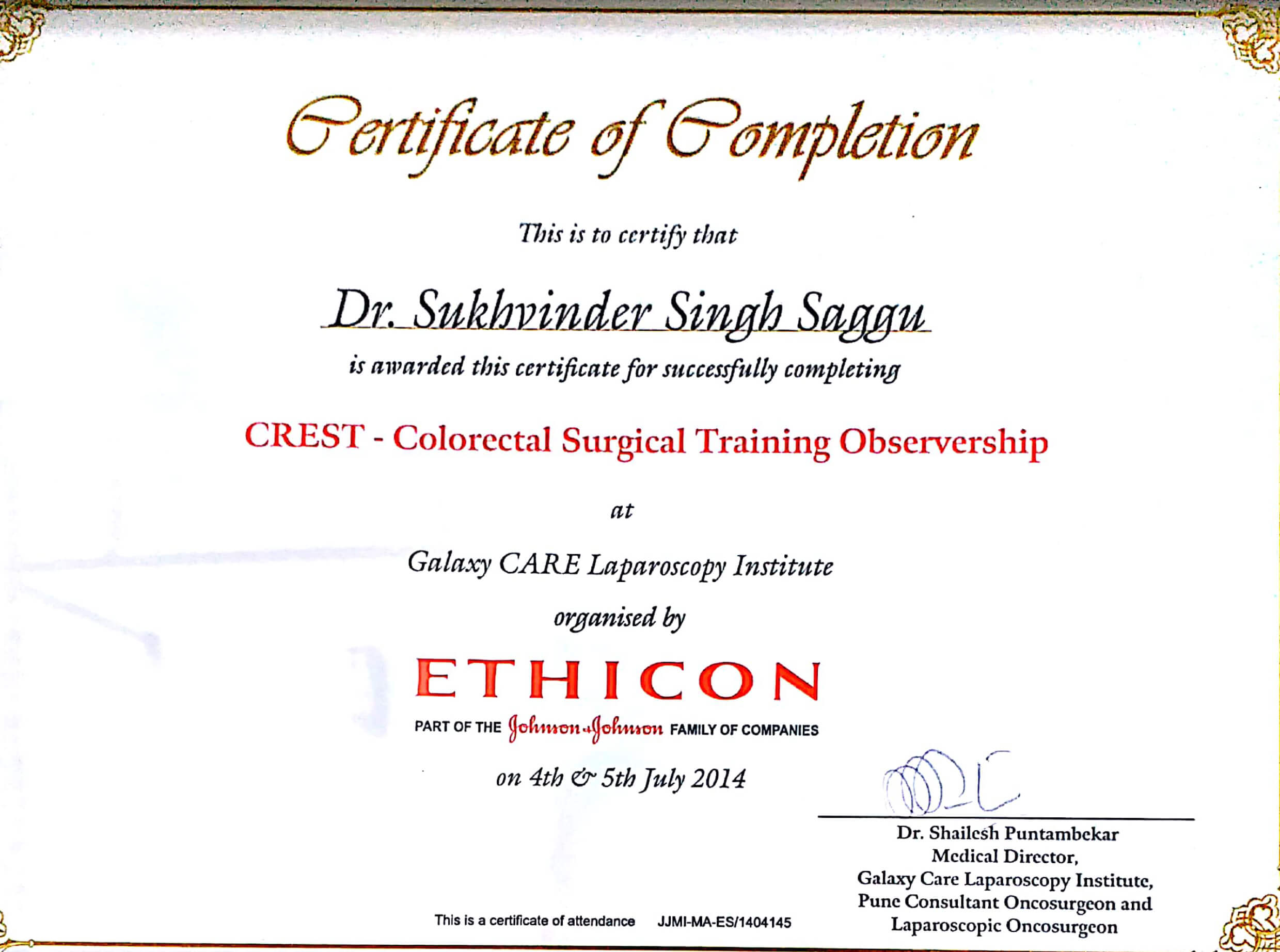 Dr. Sukhvinder Singh Saggu M.B.B.S | FACS Chicago | FICS Chicago